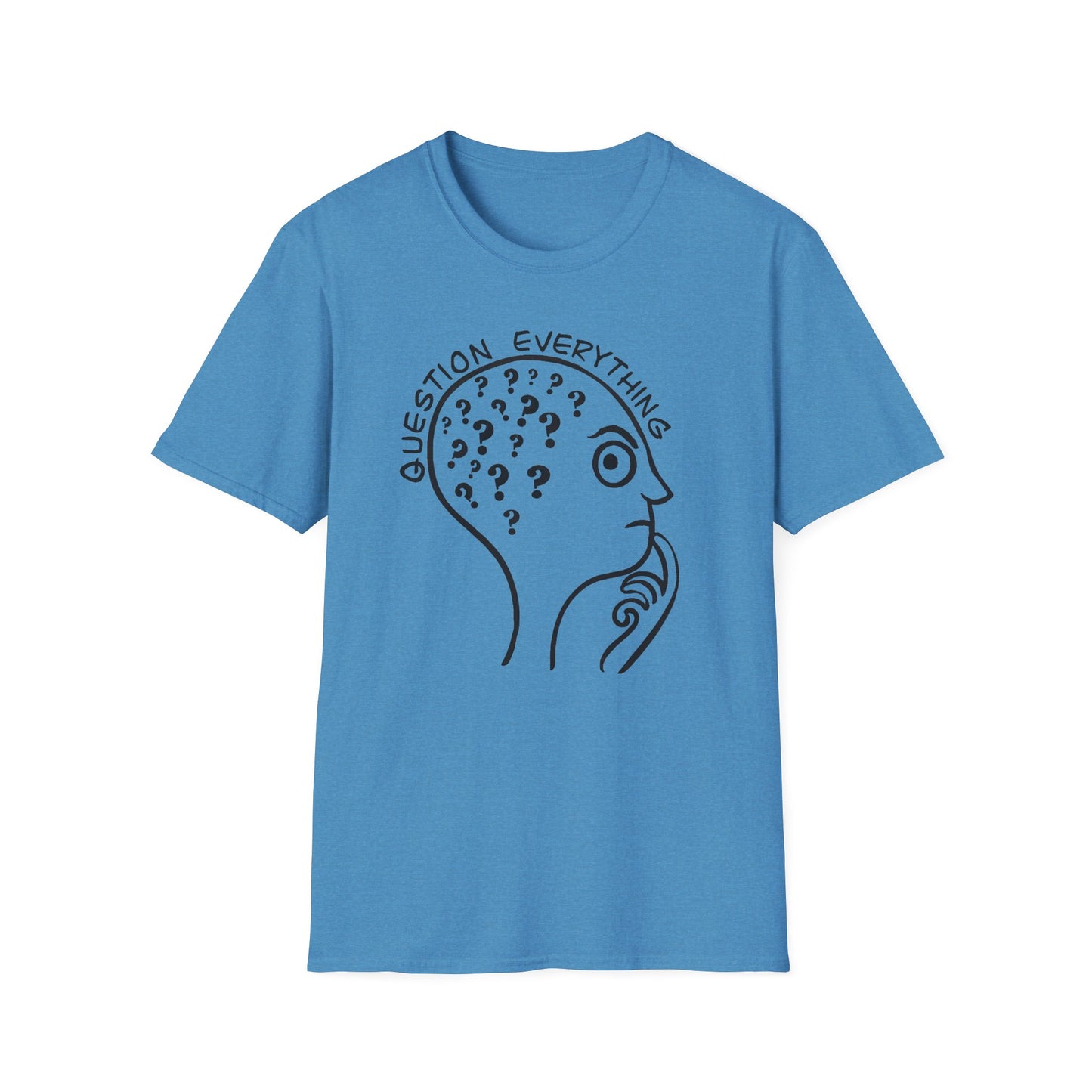 Question Everything : Unisex Softstyle T-Shirt