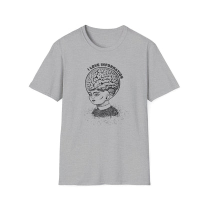 "I Love Information" Unisex Softstyle T-shirt