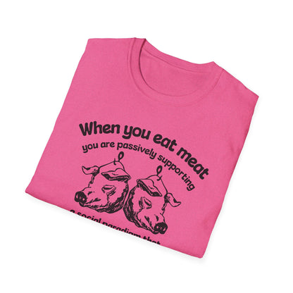Animal Rights / Paradigm of Cruelty : Unisex Softstyle T-Shirt