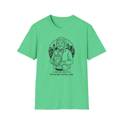 "Pittsburgh Pierogi Lady" Unisex Softstyle T-shirt