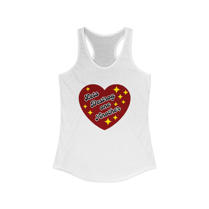 Let's Destroy One Another : Women's Racerback Tank Top