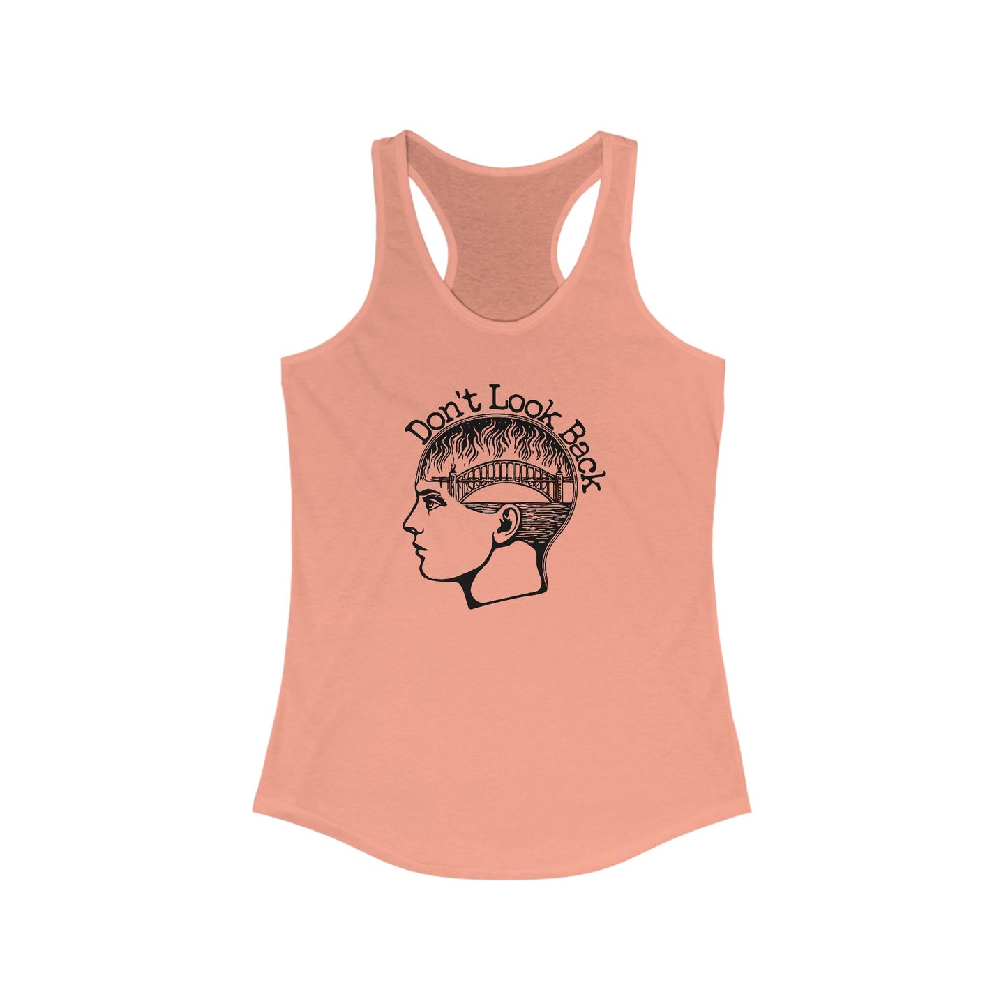 Burning Bridges : Women's Racerback Tank Top