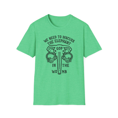 Elephant in the Womb / Pro-choice : Unisex Softstyle T-shirt