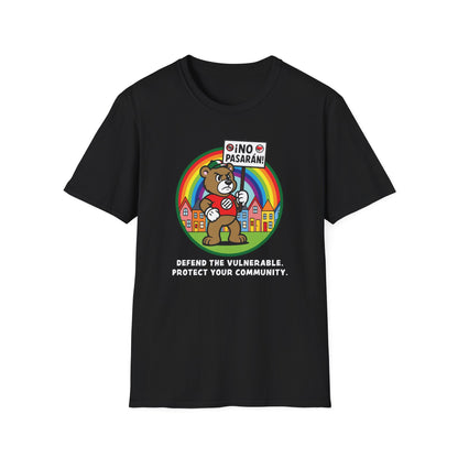 Anti-Fascist Community Pride : Unisex Softstyle T-Shirt