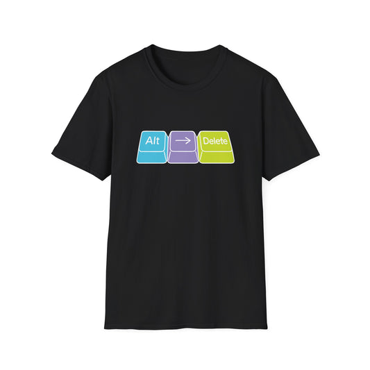 "Alt Right Delete" Unisex Softstyle T-shirt