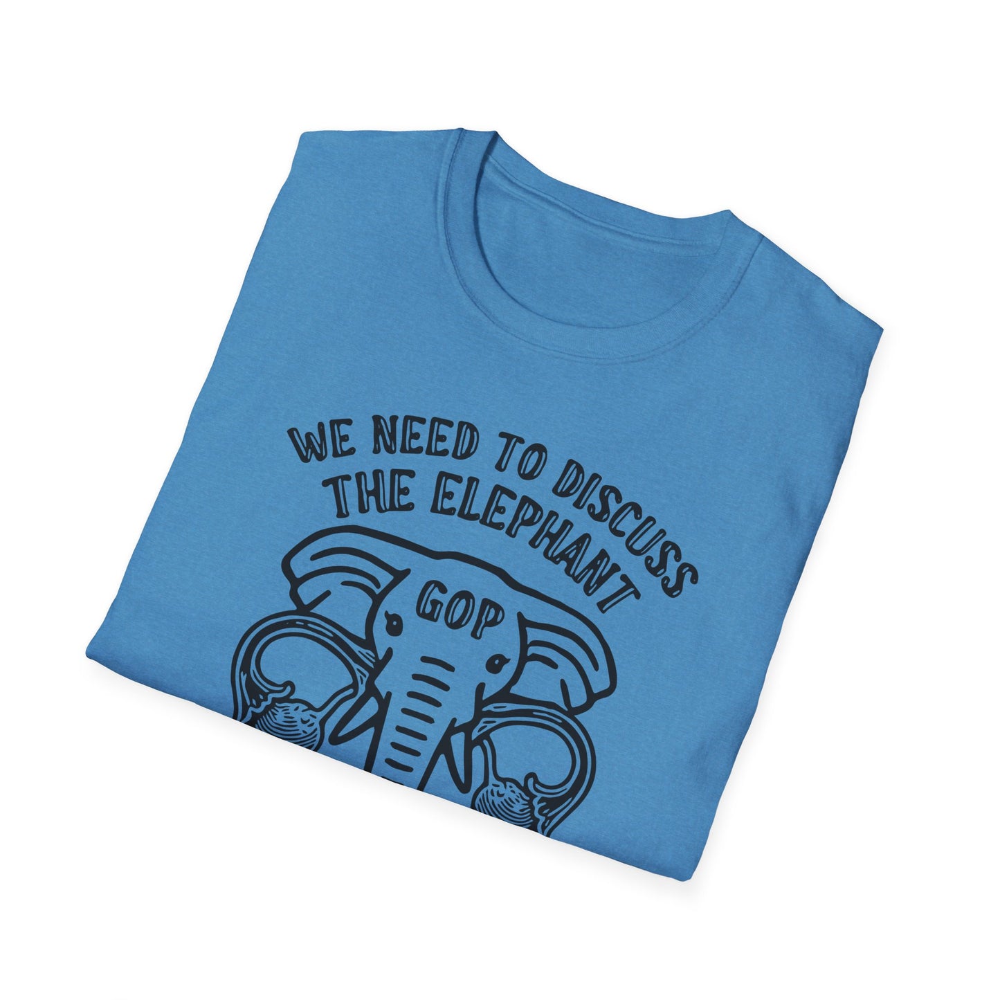 Elephant in the Womb / Pro-choice : Unisex Softstyle T-shirt