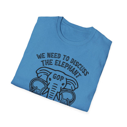 Elephant in the Womb / Pro-choice : Unisex Softstyle T-shirt