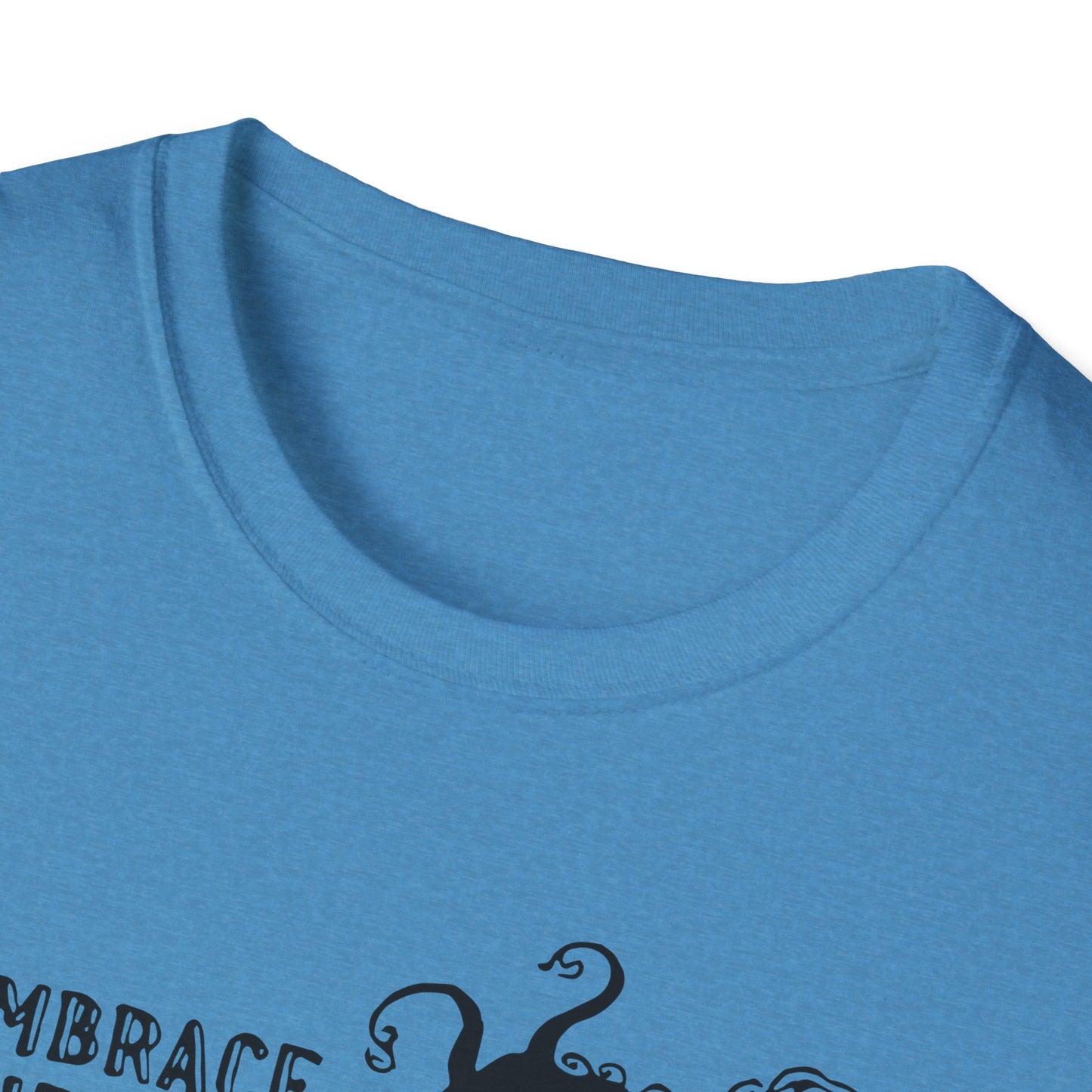 Embrace the Ego Death : Unisex Softstyle T-Shirt - Perfect for Self-Discovery and Mindfulness