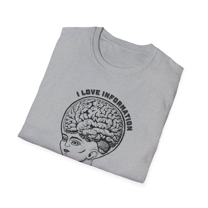 "I Love Information" Unisex Softstyle T-shirt