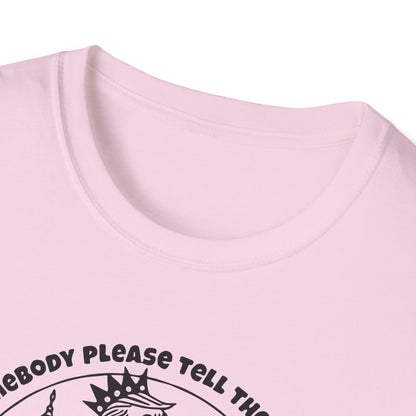 The Emporer's New Clothes / Trump Political Satire : Unisex Softstyle T-shirt
