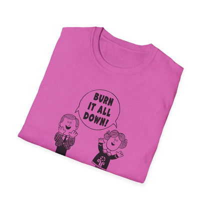 Burn it All Down / Symbolic Renewal : Unisex Softstyle T-shirt