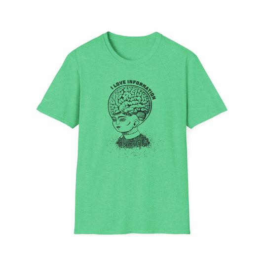 "I Love Information" Unisex Softstyle T-shirt