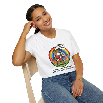 Anti-Fascist Community Pride : Unisex Softstyle T-Shirt