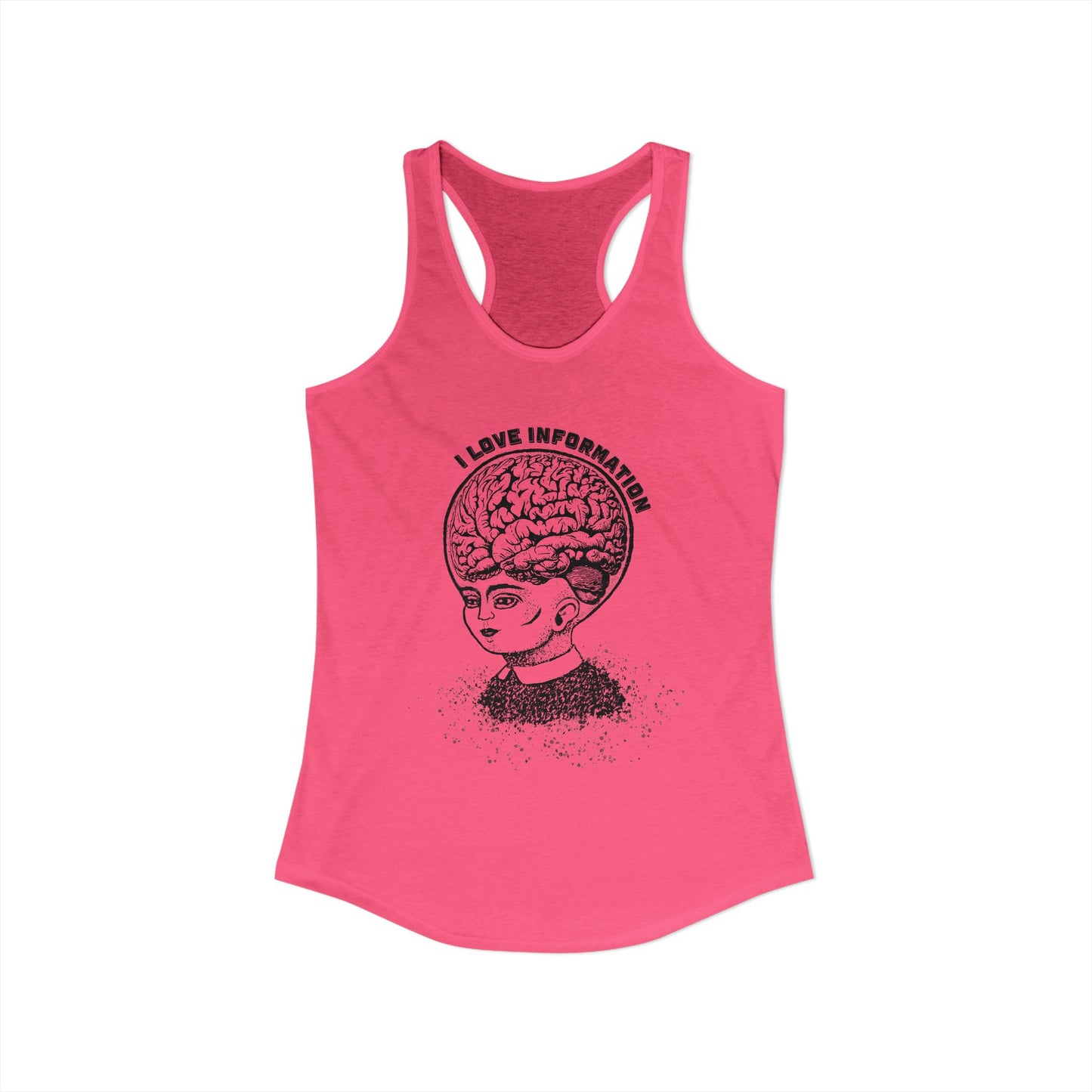 I Love Information : Women's Softstyle Tank Top