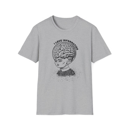 "I Love Information" Unisex Softstyle T-shirt