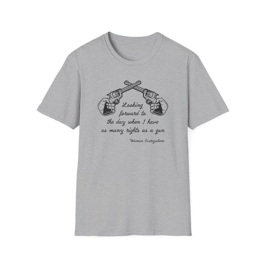 "As Many Rights as a Gun" Unisex Softstyle T-shirt