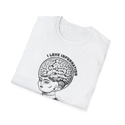 "I Love Information" Unisex Softstyle T-shirt