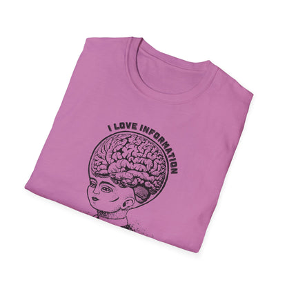 "I Love Information" Unisex Softstyle T-shirt