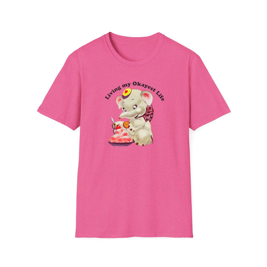 "Living My Okayest Life" Unisex Softstyle T-Shirt