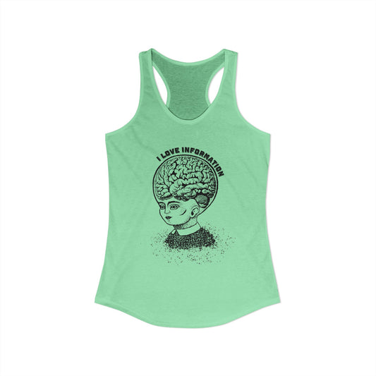 I Love Information : Women's Softstyle Tank Top