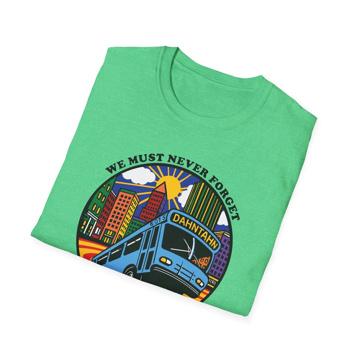 Pittsburgh Sinkhole Bus Unisex Softstyle T-shirt