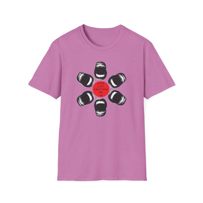 Protester Good Luck Shutting Me Up Unisex Softstyle T-shirt