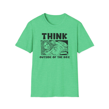 Think Outside of the Box : Unisex Softstyle T-Shirt