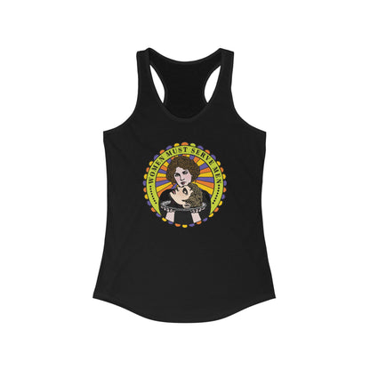 Women Must Serve Men : Women's Racerback Tank Top