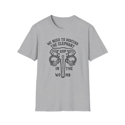 "Elephant in the Womb" Unisex Softstyle T-shirt