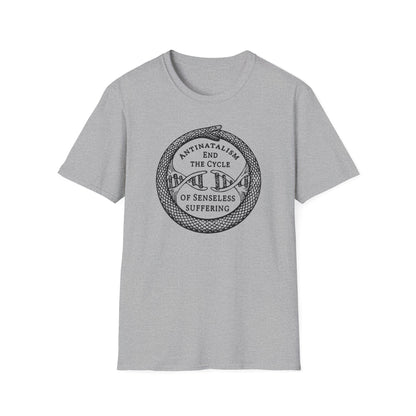 "End the Cycle of Senseless Suffering" Unisex Softstyle T-shirt