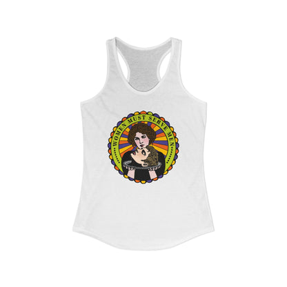 Women Must Serve Men : Women's Racerback Tank Top
