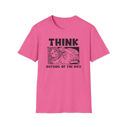 Think Outside of the Box : Unisex Softstyle T-Shirt
