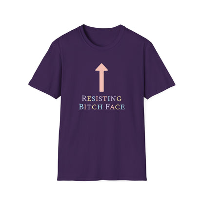"Resisting Bitch Face" Unisex Softstyle T-shirt