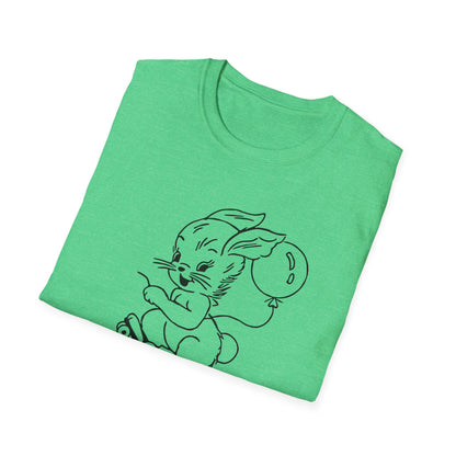 Back on My Bullshit / Chaos Bunny : Unisex Softstyle T-shirt