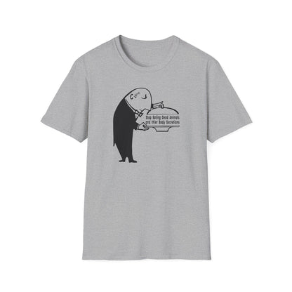 "Stop Eating Dead Animals" Unisex Softstyle T-shirt