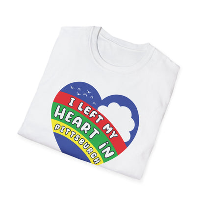 I Left My Heart in Pittsburgh : Unisex Softstyle T-Shirt