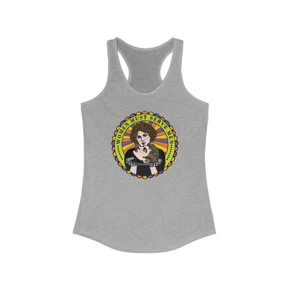 Women Must Serve Men : Women's Racerback Tank Top