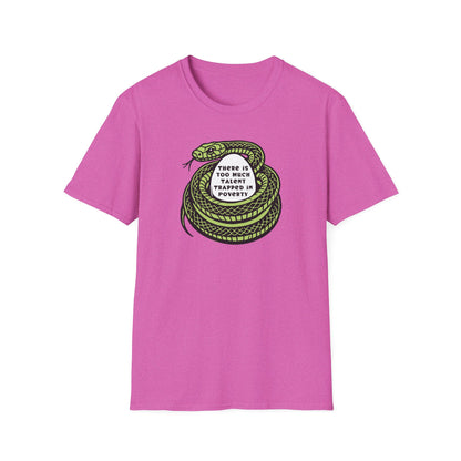 Talent Trapped in Poverty / Social Justice : Unisex Softstyle T-shirt