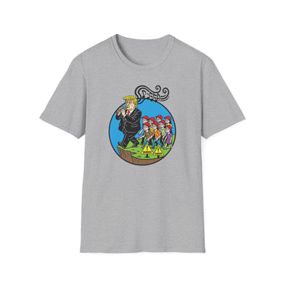 "Pied Piper Political Satire" Unisex Softstyle T-shirt