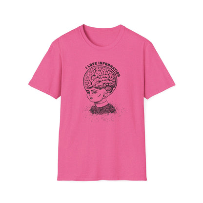 "I Love Information" Unisex Softstyle T-shirt