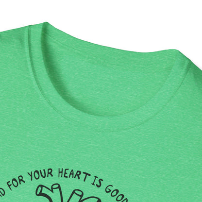 Bad for your Heart / Creative Process : Unisex Softstyle T-Shirt