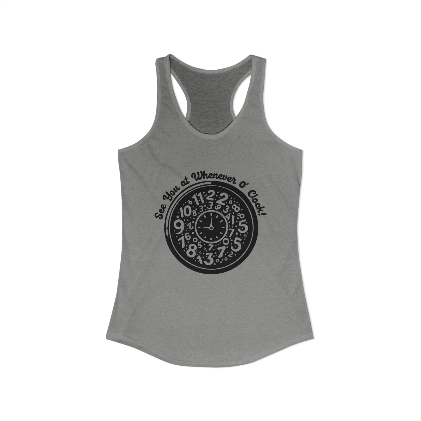 Whenever O'Clock : Womens Racerback Tank Top