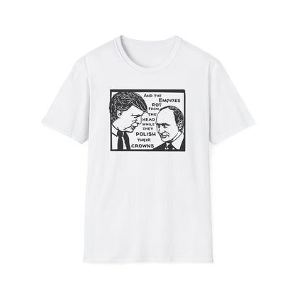 "No Kings - Trump and Putin Oligarch Parody" Unisex Softstyle T-shirt