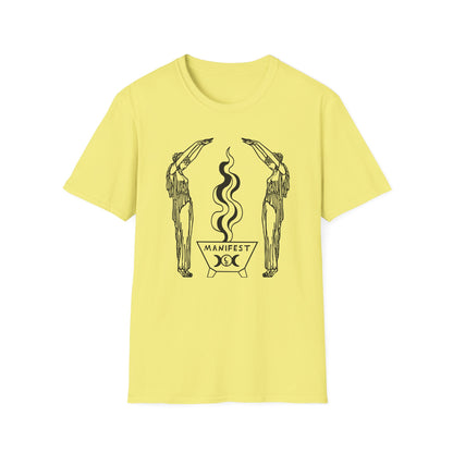 Feminist Witchy Vibes / Occult MANIFEST : Unisex Softstyle T-Shirt