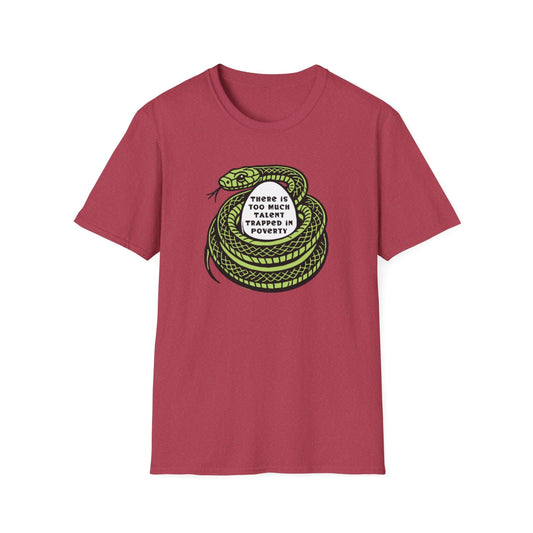 "Talent Trapped in Poverty" Unisex Softstyle T-shirt