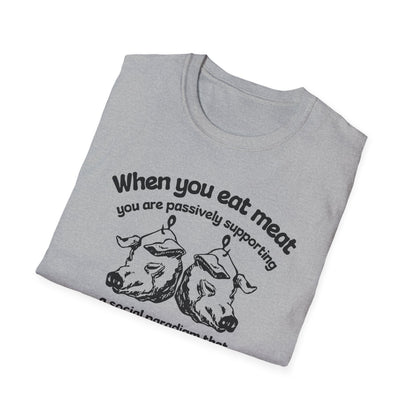 Animal Rights / Paradigm of Cruelty : Unisex Softstyle T-Shirt