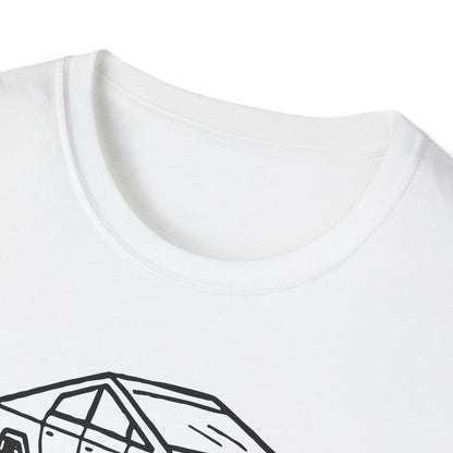 Grab him by the TESLAcles / Misogyny and Oligarchy : Unisex Softstyle T-shirt