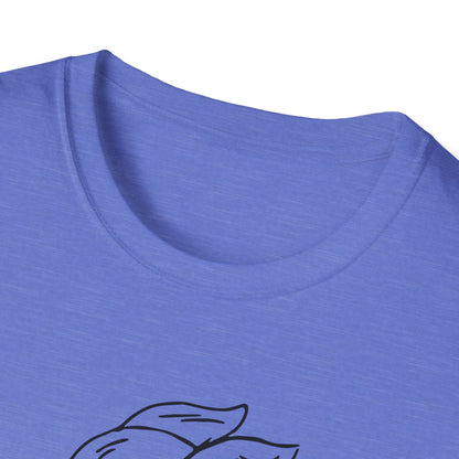 Back on My Bullshit / Chaos Bunny : Unisex Softstyle T-shirt