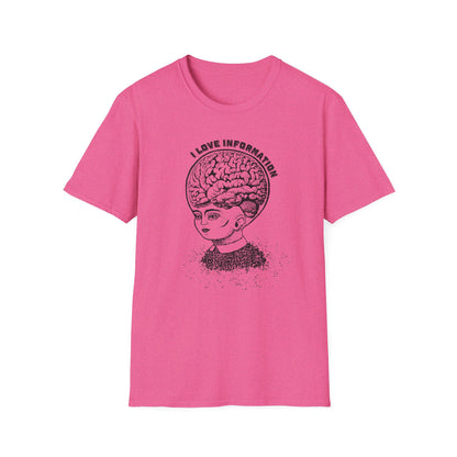 "I Love Information" Unisex Softstyle T-shirt