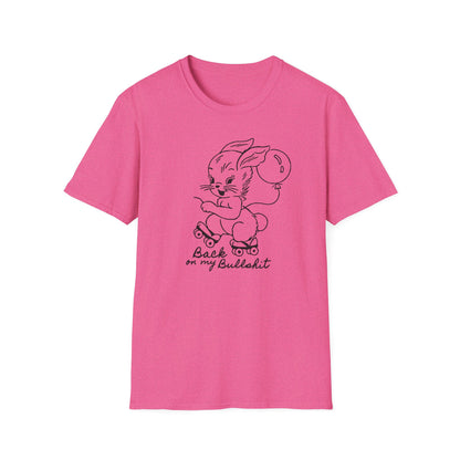 "Back on My Bullshit" Chaos Bunny Unisex T-shirt